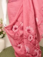 SEMI LINEN EMBROIDERED MATERIAL - Image 6