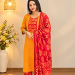 AJRAKH STYLE CHURIDAR SET