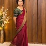 SEMI LINEN SAREE