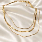 HERRINGBONE & SNAKE CHAIN SET