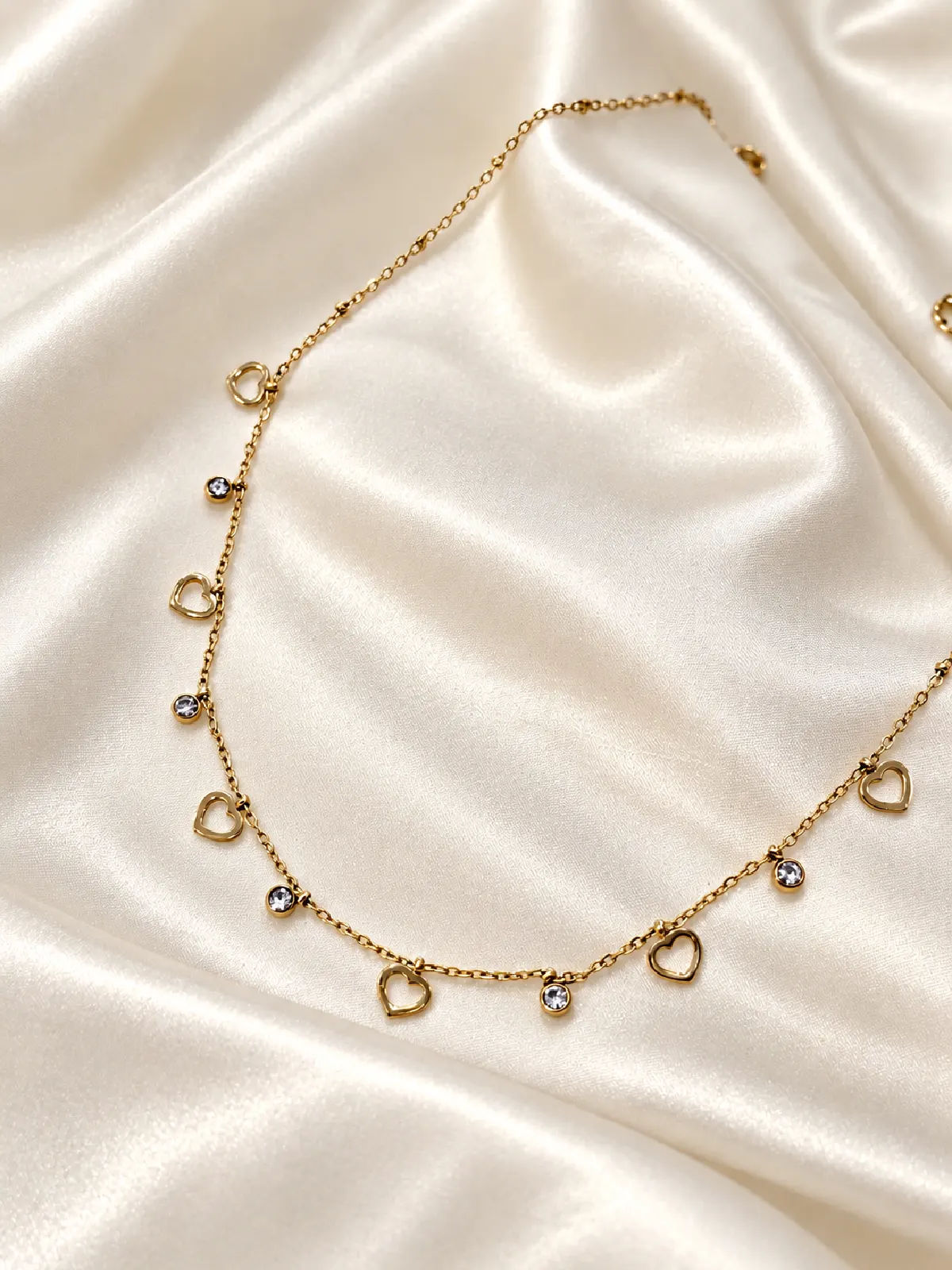New Project - 2026-09-28T180409.464 GOLDEN HEART CHARM CHAIN - Image 1