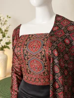 AJRAKH PRINTED MODAL MATERIAL - Image 5